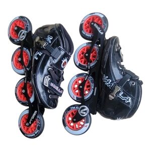 Vanilla Assassin Inline Speed Skates Sz M 6 W 7.5 Lk New 12.4 Inch 4x100. 195mm